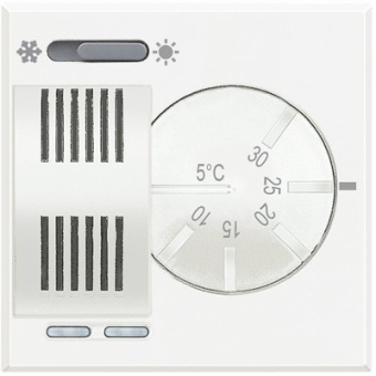 BT Axolute White Электронный комнатный термостат со встроенным переключателем режимов 2 А, 250 В