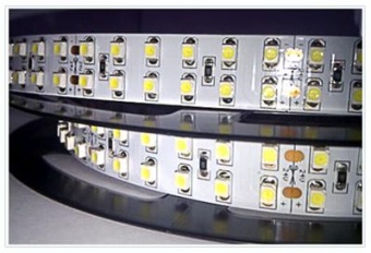 Светодиодная лента LEDcraft SMD 3528 19.2 Ватт на метр 240 диодов на метр IP 33 Желтый