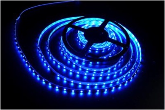 Светодиодная лента LEDcraft SMD 3528 4,8 Ватт на метр 60 диодов на метр IP 33 Синий