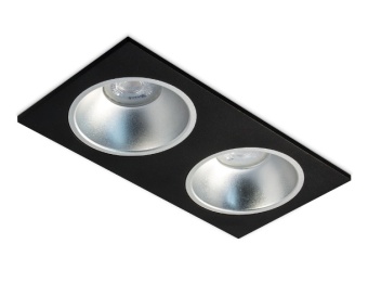 Raumberg светильник DIP 2 Black/Aluminium