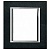 BT Axolute Черный мрамор Ардезия Рамка 3+3 мод прямоугольная