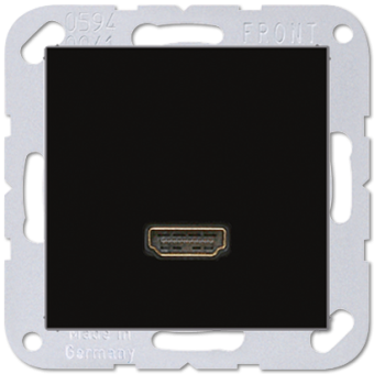 JUNG А 500 Черный Розетка HDMI 1-ая