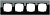 Gira ESP Glass C Черное стекло Рамка 4-ая